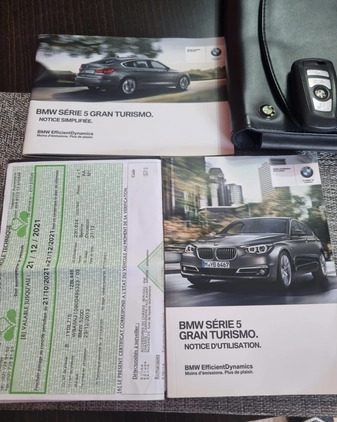 BMW 5GT cena 59900 przebieg: 263824, rok produkcji 2013 z Koło małe 277